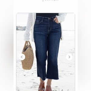 Judy Blue I Want You To Know High-Rise Cropped
Wide Leg Denim